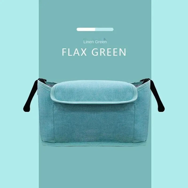 Large Capacity Baby Stroller Organizer Bag – Diaper & Bottle Holder