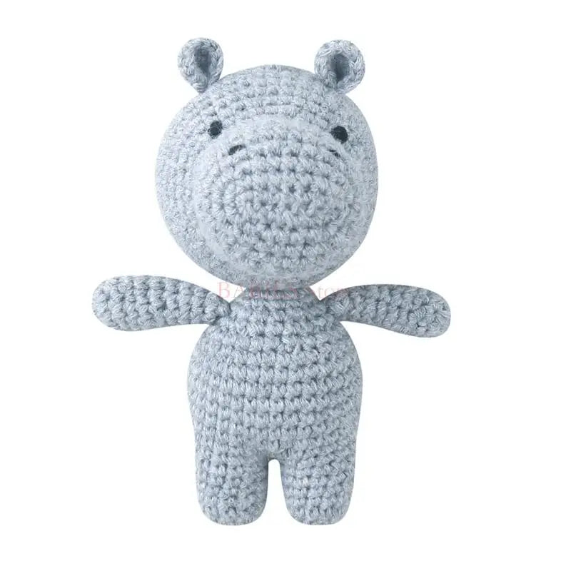Peluche animal tricotée – Jouet doux pour dormir les bébés