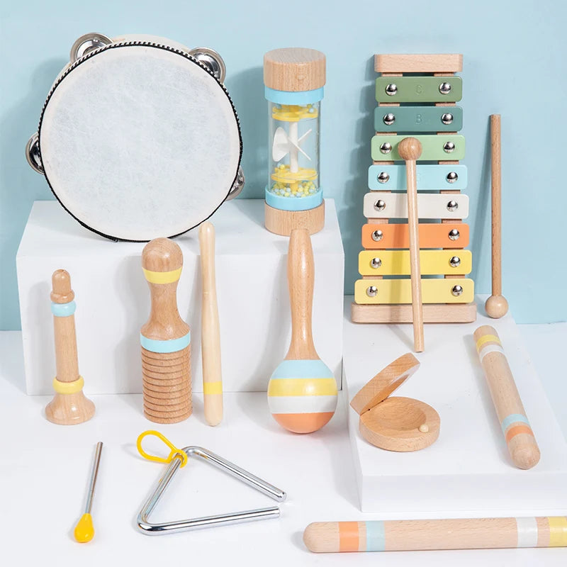 Interactive Wooden Percussion Toy – Toddler Fun!
