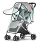 Housse de pluie universelle imperméable pour poussette bébé – Protection transparente contre le vent et la poussière