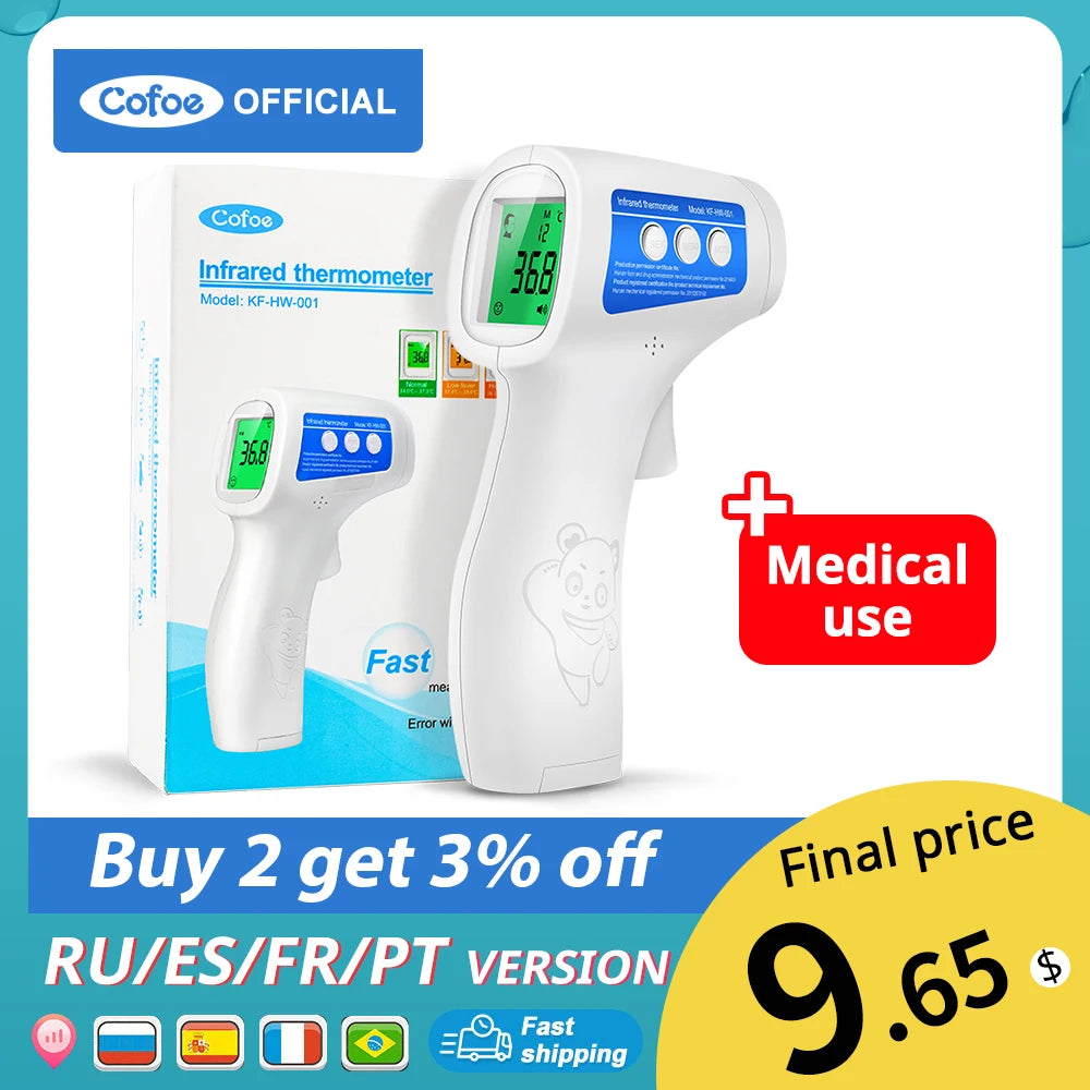 Cofoe Forehead Digital Thermometer