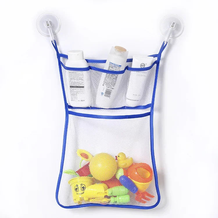 Sac de rangement pour jeux de bain bébé – Filet pour poupées et jouets