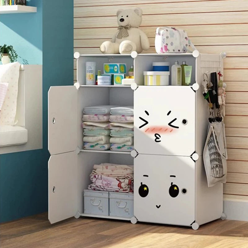 Modular Baby Closet – Living Room & Nightstand Organizer