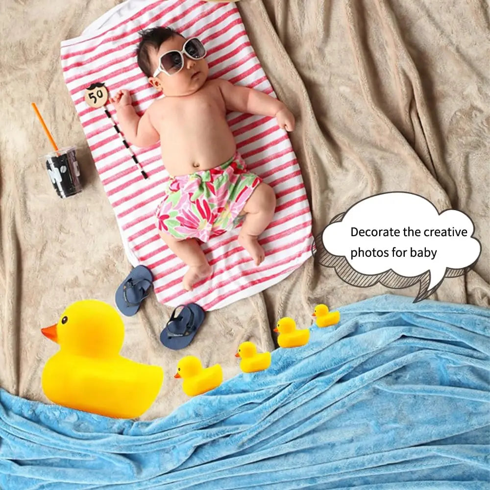 Ensemble de canards en caoutchouc géants et petits – Amusants pour le bain, la piscine et les fêtes
