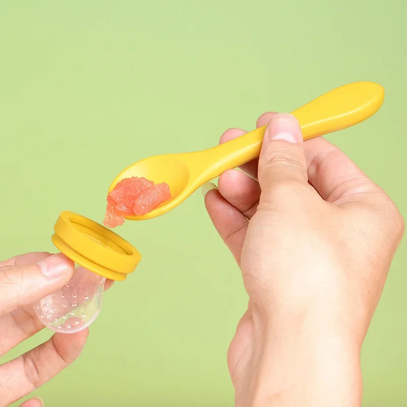 Silicone Baby Fruit Feeder – Mesh Pacifier & Teething Toy