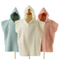Baby Hooded Bath Towel – Cotton Waffle Cape Blanket & Bathrobe for Kids