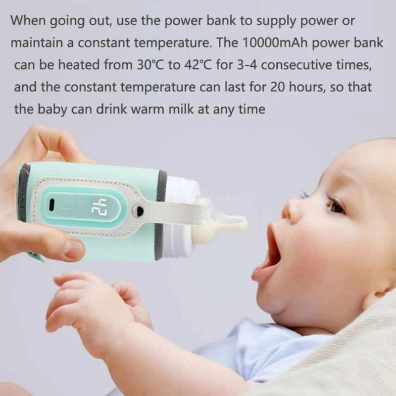 Baby Feeding Bottle Heater | USB Portable Insulated Warmer Bag