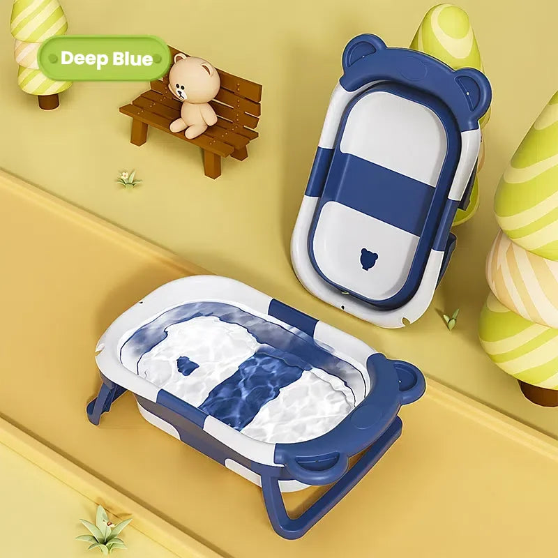 Baignoire pliable pour bébé – Baignoire domestique avec capteur de température