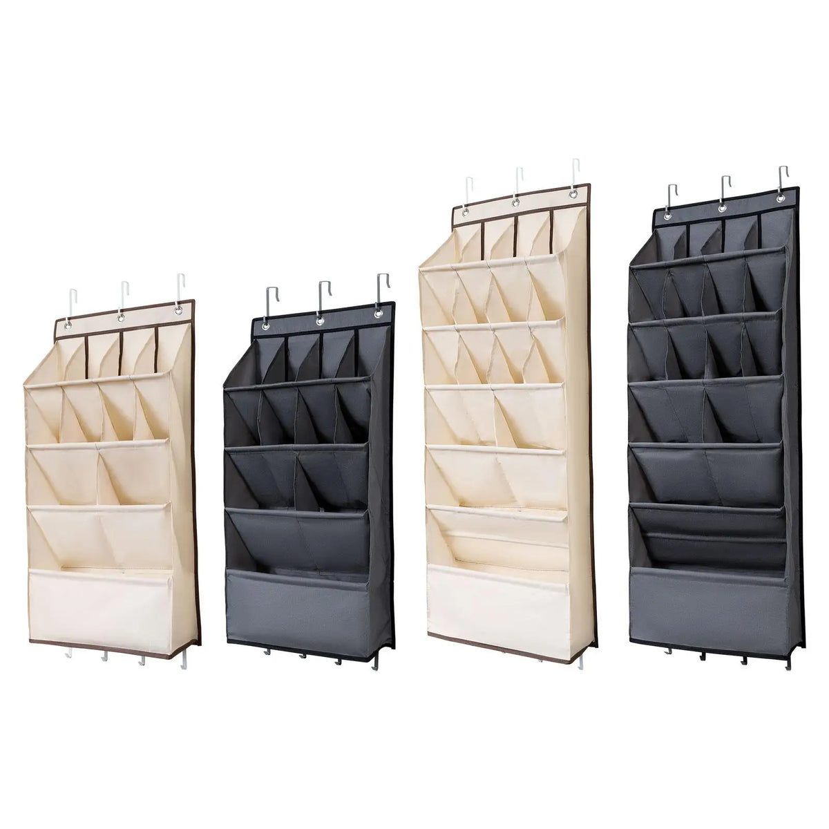 Foldable Over-Door Shoe Rack – Deep Pockets for Shoes, Toys & Baby Items