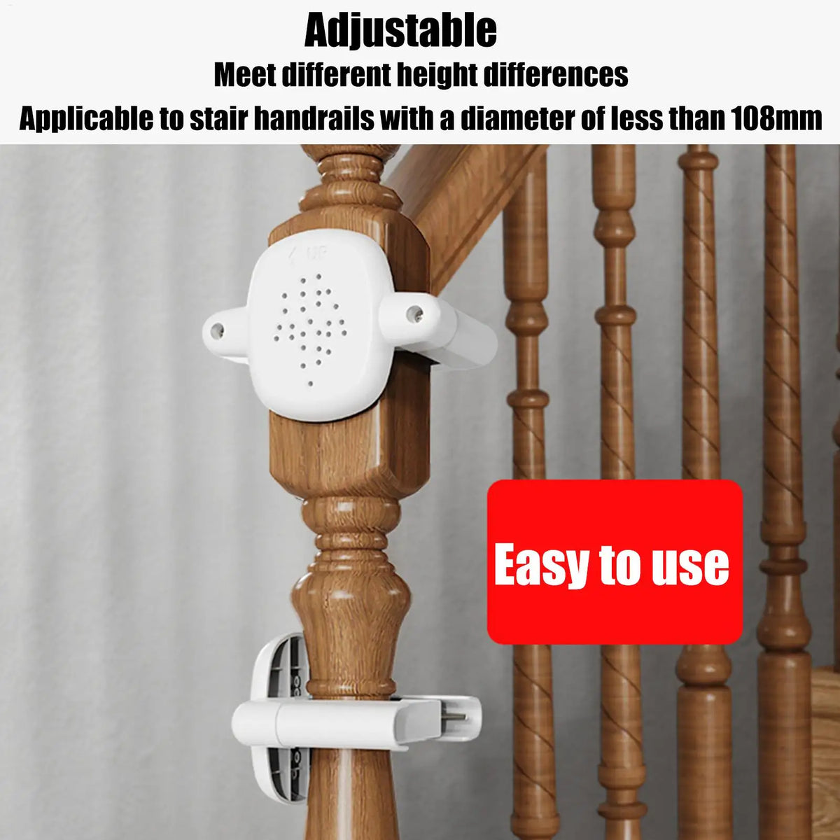 Baby Gate Banister Adapter – 2pcs Stair Hardware