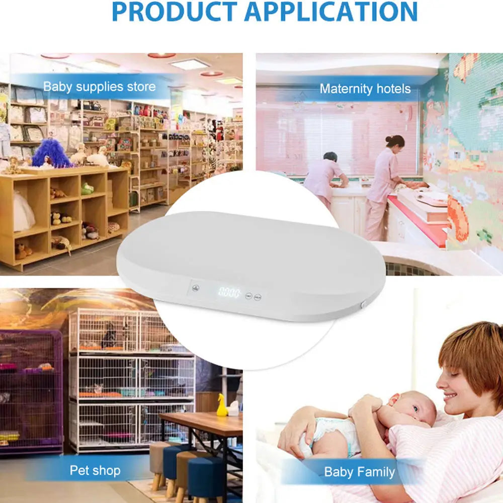 Smart Baby & Pet Scale – Digital, Multifunctional Up to 40kg