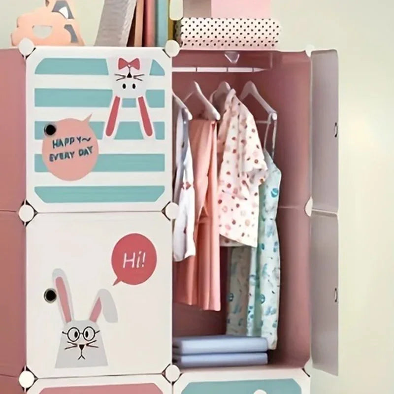 Portable Kids Wardrobe – Baby Clothes & Toy Organizer
