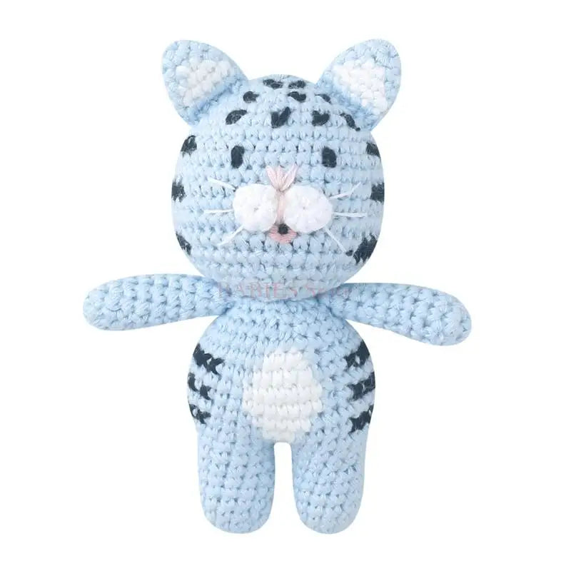 Peluche animal tricotée – Jouet doux pour dormir les bébés