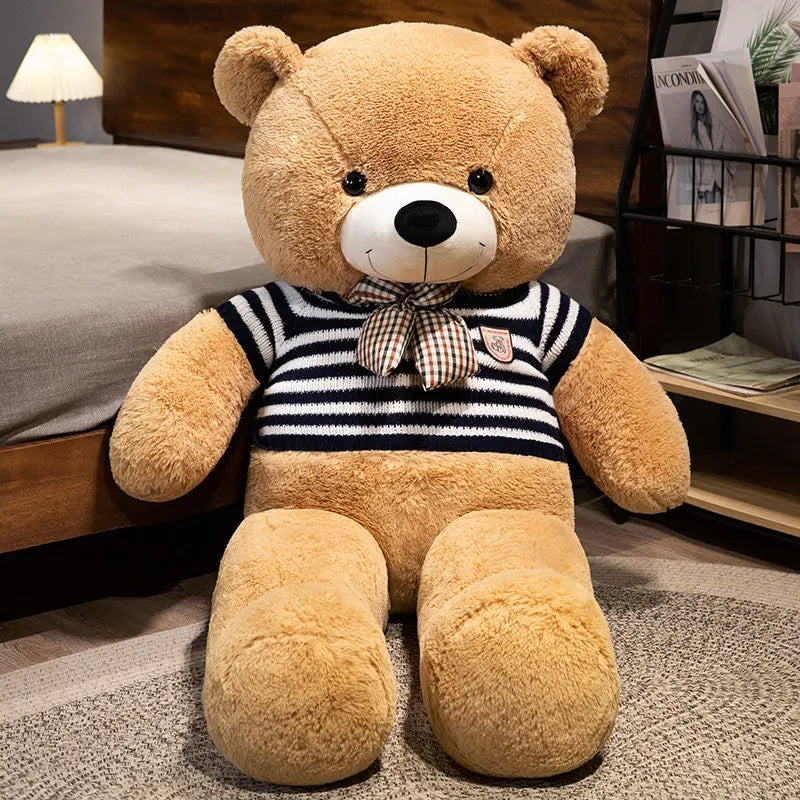 Dressed Bear Plush – Bowknot Soft Toy