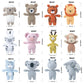 Peluche animal tricotée – Jouet doux pour dormir les bébés