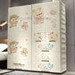 Armoire bébé en plastique – Armoire de rangement à motifs pour filles