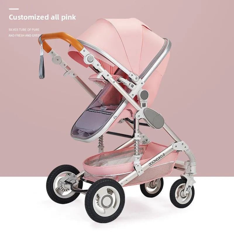 Poussette pliable et légère – Promenade tout en douceur pour les bébés