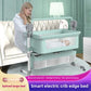 Balancelle électrique pour bébé – Berceau pliable intelligent et apaisant