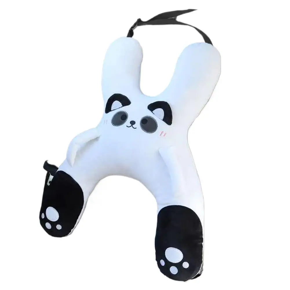 Oreiller de voiture amovible – Appui-tête mignon à motif dessin animé pour enfants