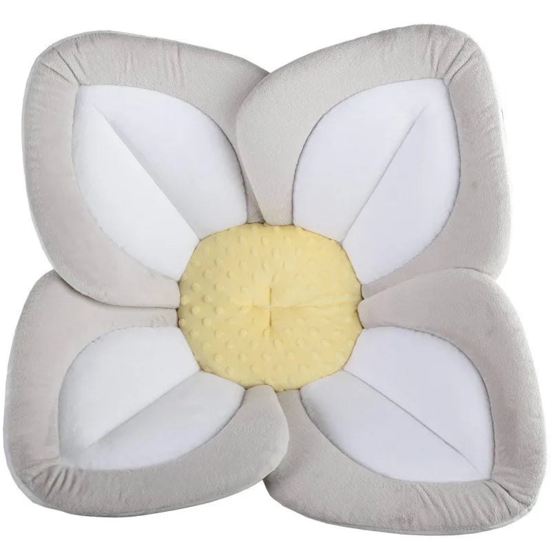 Tapis de bain pour bébé – Siège en peluche Lotus fleuri pour nourrissons