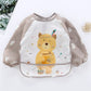 Blouse imperméable à manches longues pour l'allaitement et les activités artistiques de bébé (1-3 ans)
