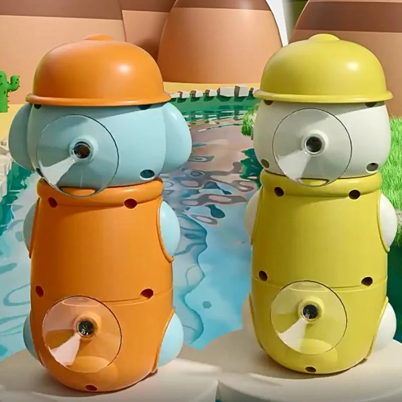 Jouet de bain tourbillonnant à l'eau – Canard et éléphant amusants pour les tout-petits