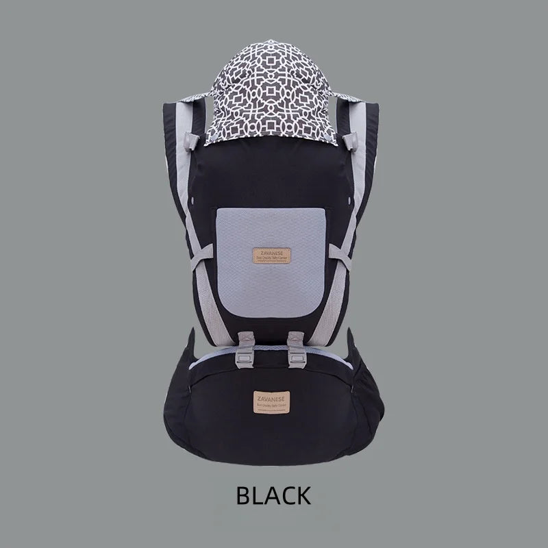 4-in-1 Ergonomic Baby Carrier with Waist Stool & Sling