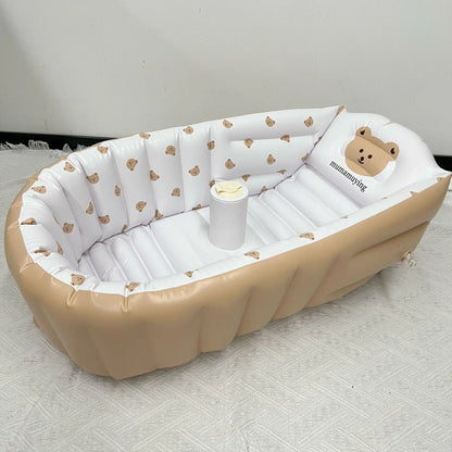 Baignoire pour bébé inspirée d'INS – Piscine gonflable pliable et amusante