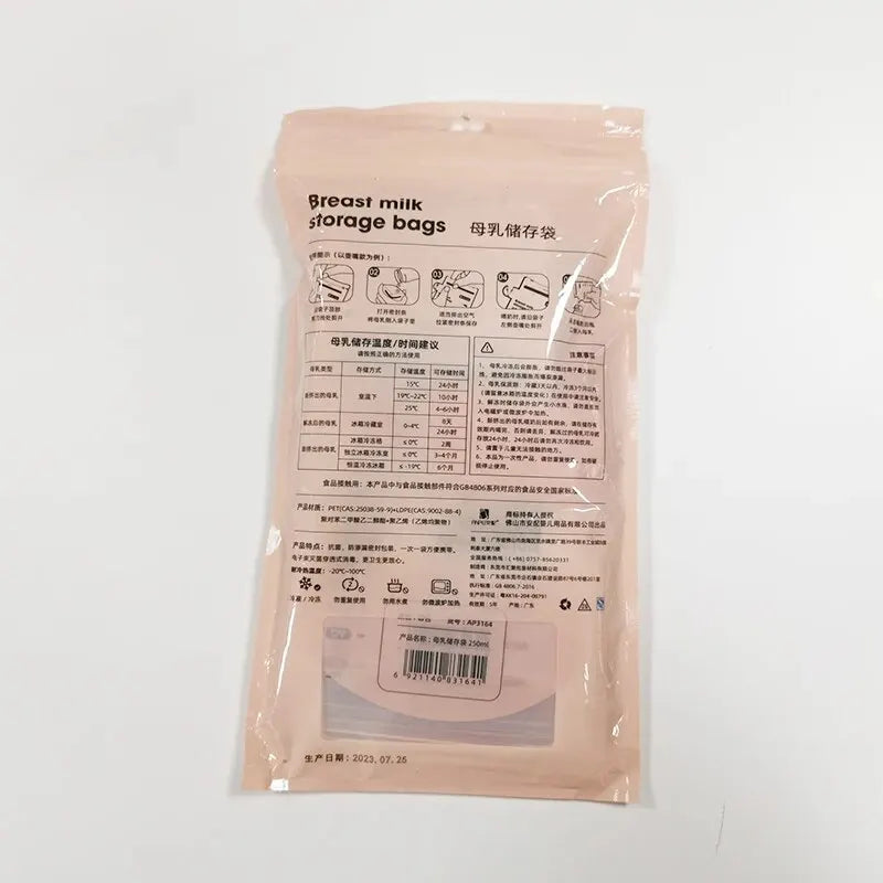 Sachets de conservation du lait maternel Anpei – Portables, jetables, pour réfrigérateur et congélateur