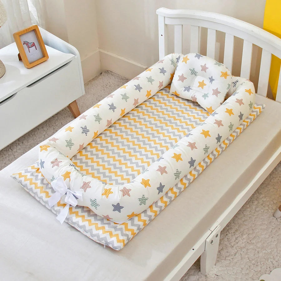 Portable Baby Nest – Folding Travel Bed for Newborns