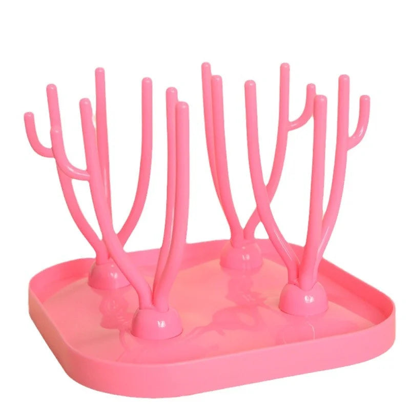 Porte-biberons et sèche-biberons – Support amovible pour gobelets et rangement de tétines