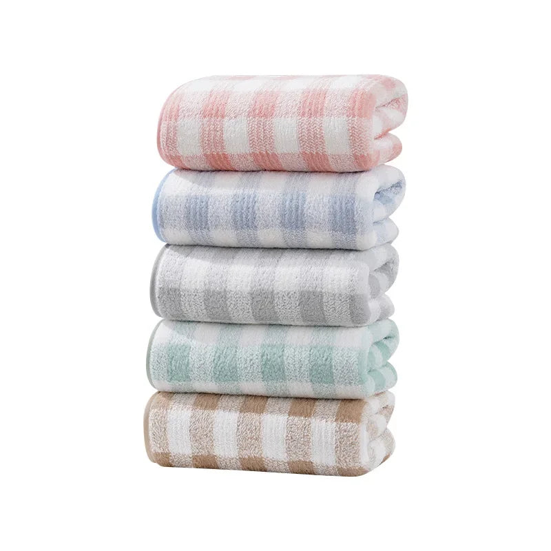 Japanese Minimalist Cotton Bath Towel – Thick, Soft & Absorbent Parent-Child Set