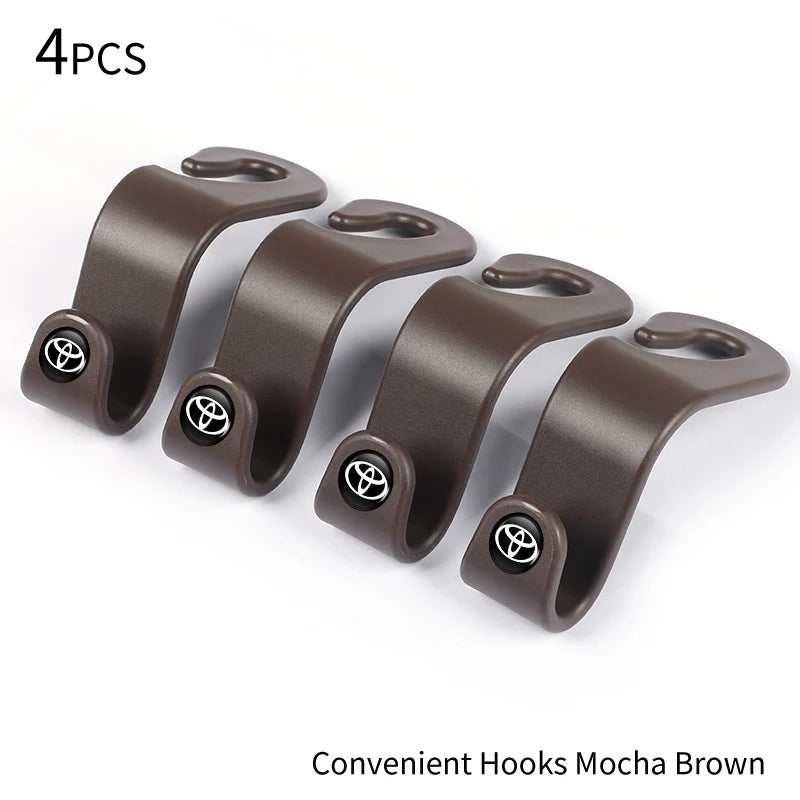 Car Logo Seat Hook – Organizer for Back of Toyota Seats