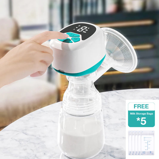 Tire-lait électrique portable Dr.Isla avec biberon de 180 ml