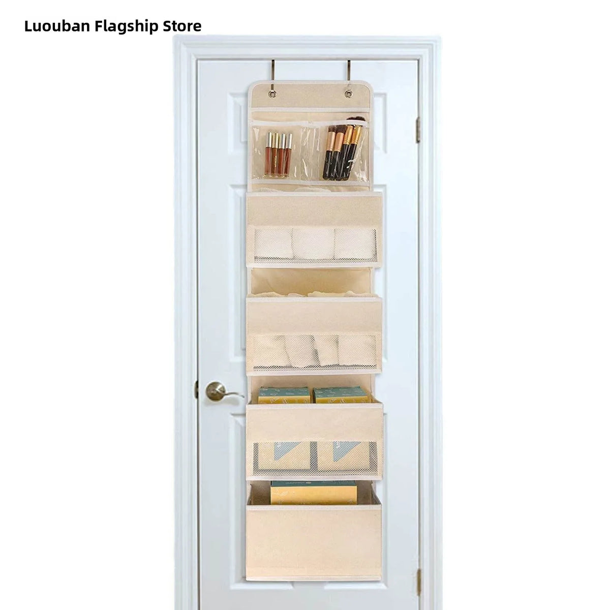 Wall-Mounted Hanging Storage Bag – Organizer for Baby Toys & Dolls