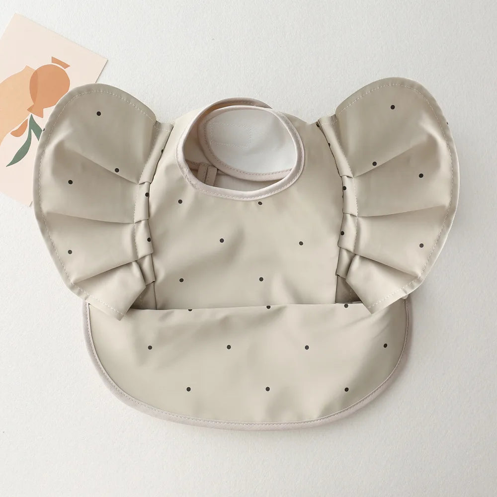 Bavoir imperméable style nordique pour bébé – Doux et mignon