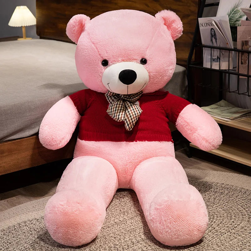 Dressed Bear Plush – Bowknot Soft Toy