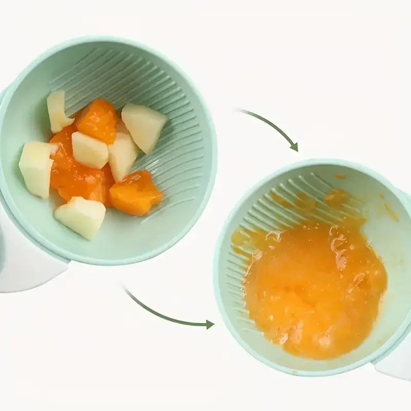 Uncharged Food Grinder – Baby Fruit Masher with Filter & Bowl