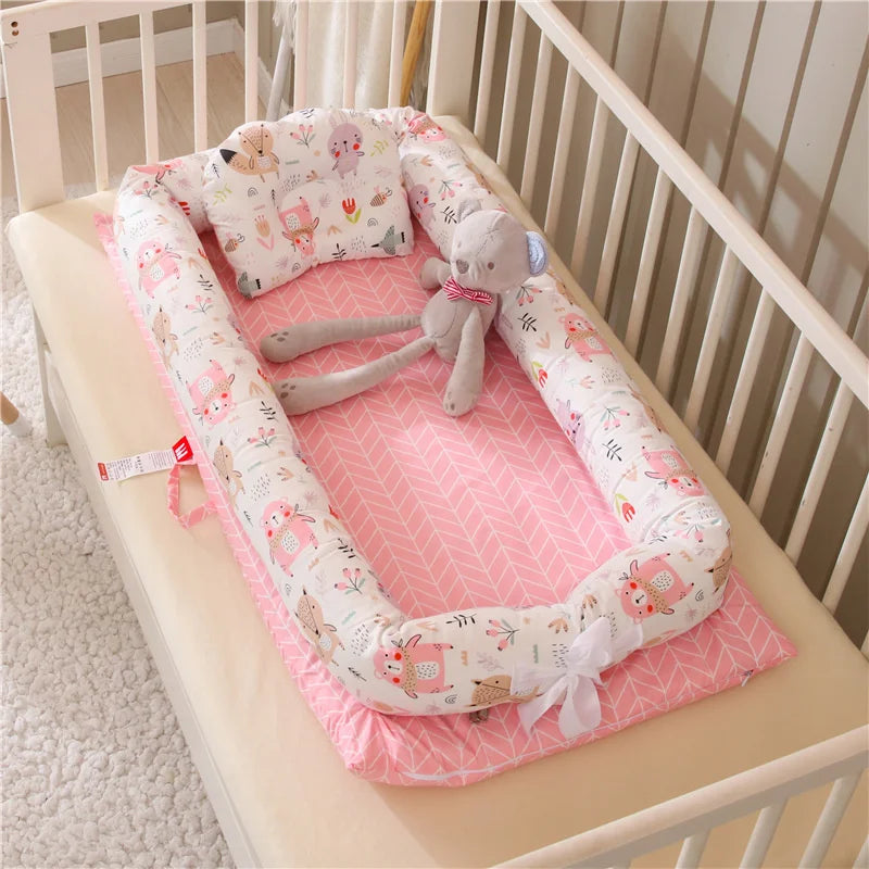 Portable Baby Nest – Folding Travel Bed for Newborns