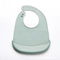 Bavoir bébé ajustable en silicone souple imperméable (sans BPA)