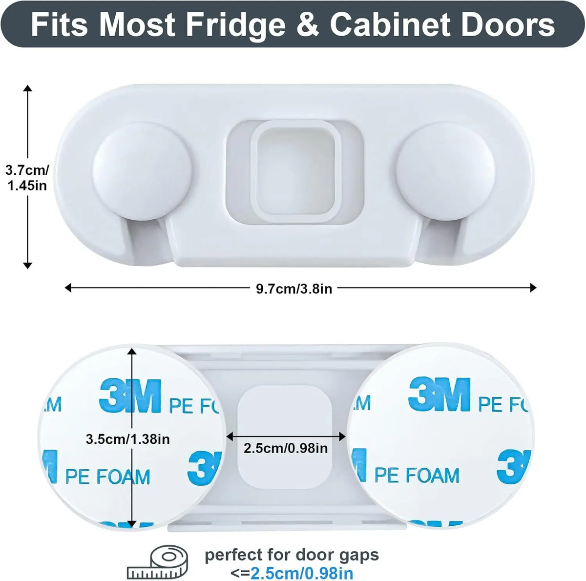 Baby Safety Lock for Fridge, Drawer & Double Doors