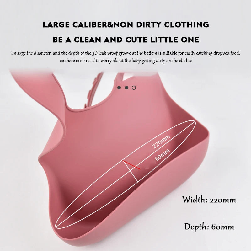 Infant Eating Bib – Pocket Bib for Saliva & Food Spills
