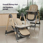 Chaise haute pliable pour bébé – Siège repas et siège de sol multifonctionnel pour enfants