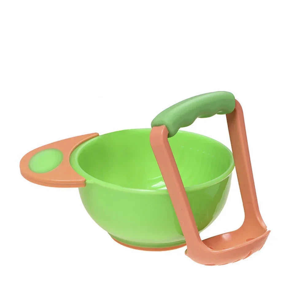 Ensemble bol à purée et à servir portable pour bébé