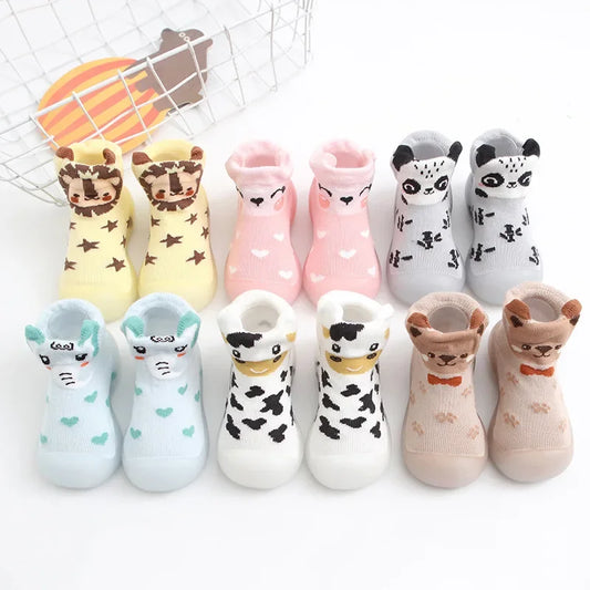 Baby Walking Shoes Soft Bottom Indoor Floor Shoes Anti-Slip Boys And Girls Six to Twelve Months Old Toddler Shoes Comfortable