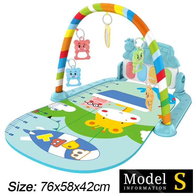 Tapis d'éveil musical avec piano pour bébé de 0 à 36 mois