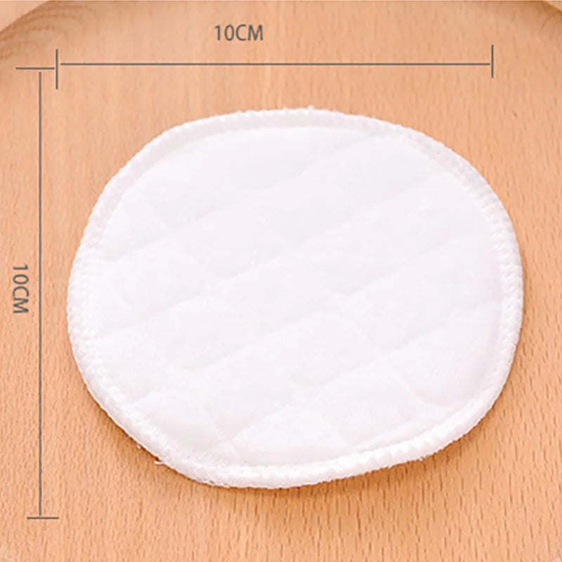 2 Styles 4 Pairs Reusable Breast Pads – Soft Bamboo Fiber