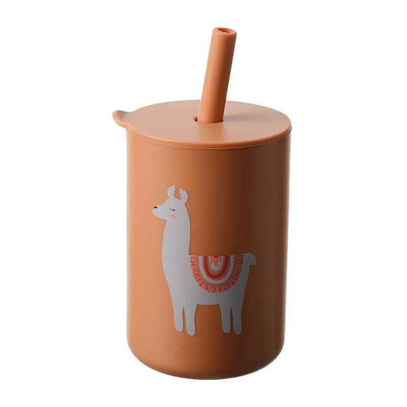 Baby Learning Cup | BPA-Free Silicone Straw Cup for Toddler