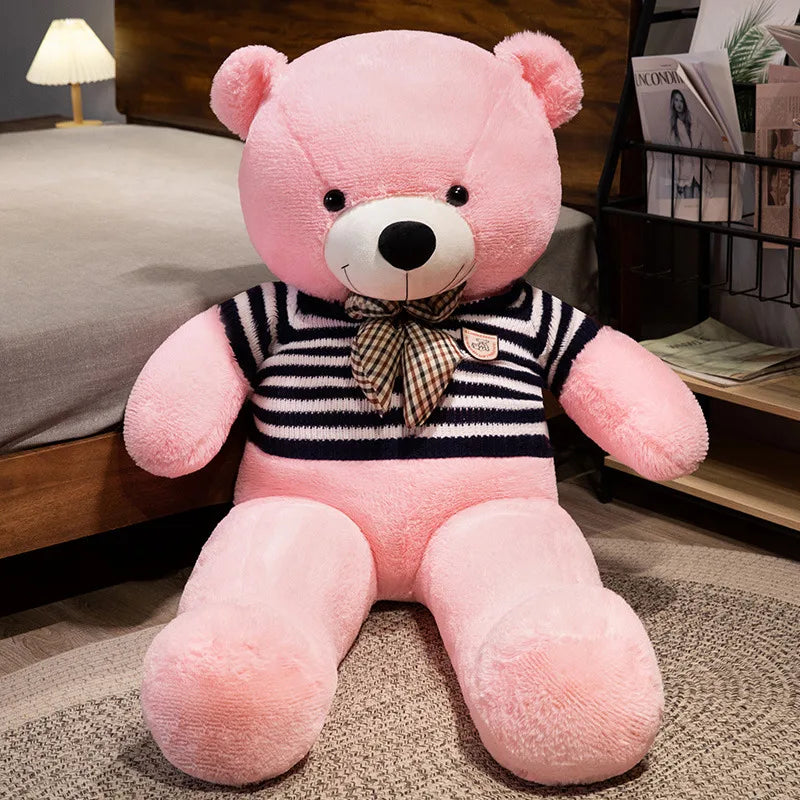 Dressed Bear Plush – Bowknot Soft Toy
