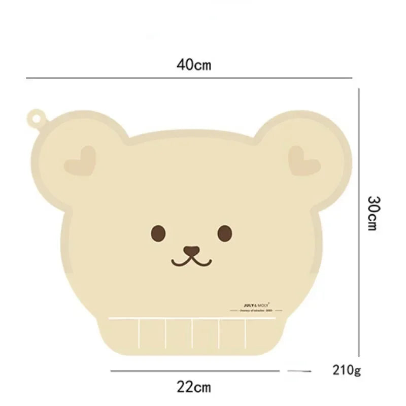 Set de table en silicone pour bébé – Antidérapant et facile à nettoyer